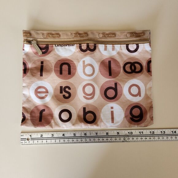 LeSportsac Pouch with Bloomingdale's Logo, Early 2000's, rare! - Picture 4 of 6